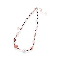Collana Lelune Donna LELUNE GLAMOUR in Argento Perla LGNK543 - LGNK543